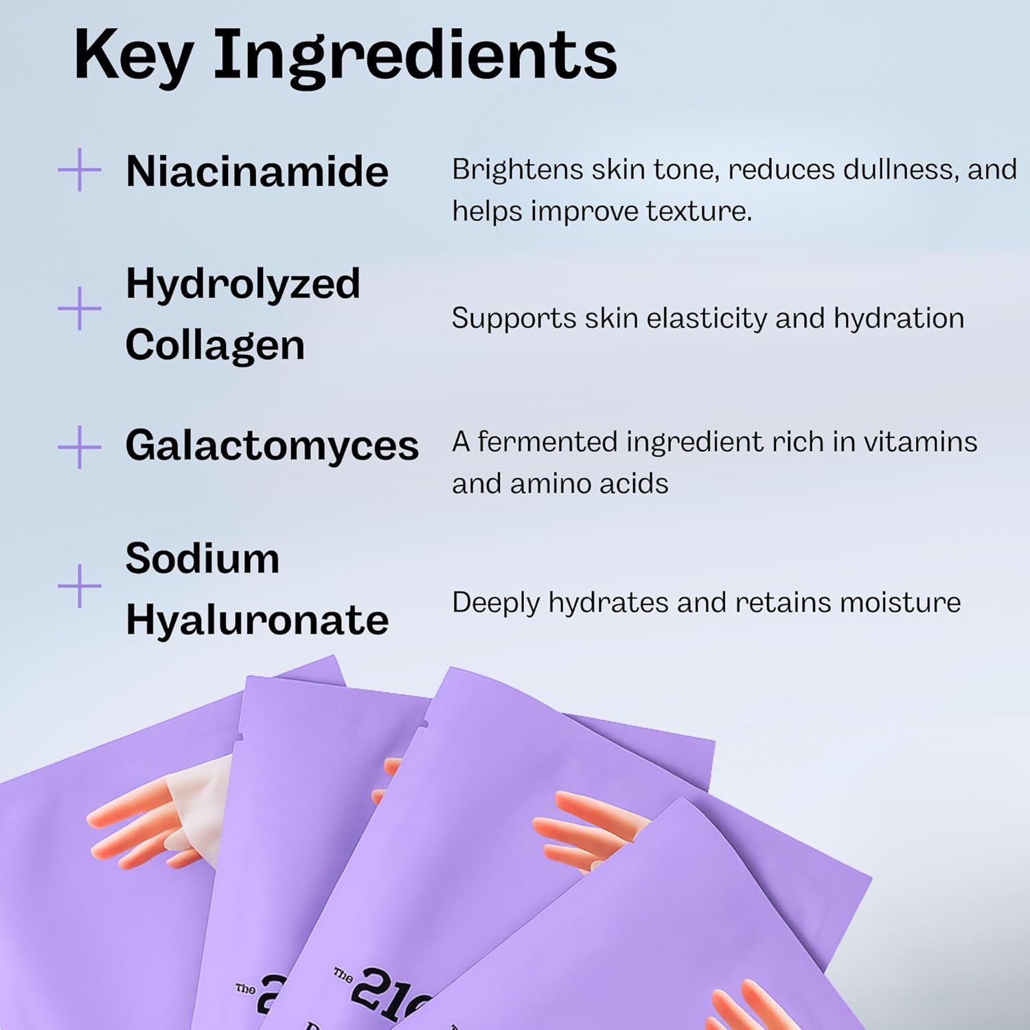 Bio-Collagen Real Deep Mask, Hydrating Overnight Hydrogel Mask, Pore Minimizing, Elasticity Improvement, 34g x4ea - Image 3