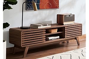 Low-Profile and Modern TV Stand for Your Entertainment Needs: mopio Ensley TV Console
