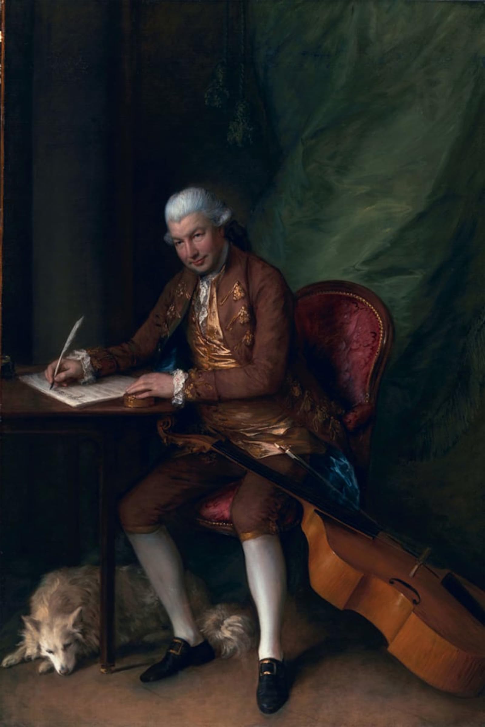 ARTXLXXBN Famous Art Print Poster Vintage Wall Art Carl Friedrich Abel by Gainsborough Canvas Art Poster for Home Decor 60x90cm