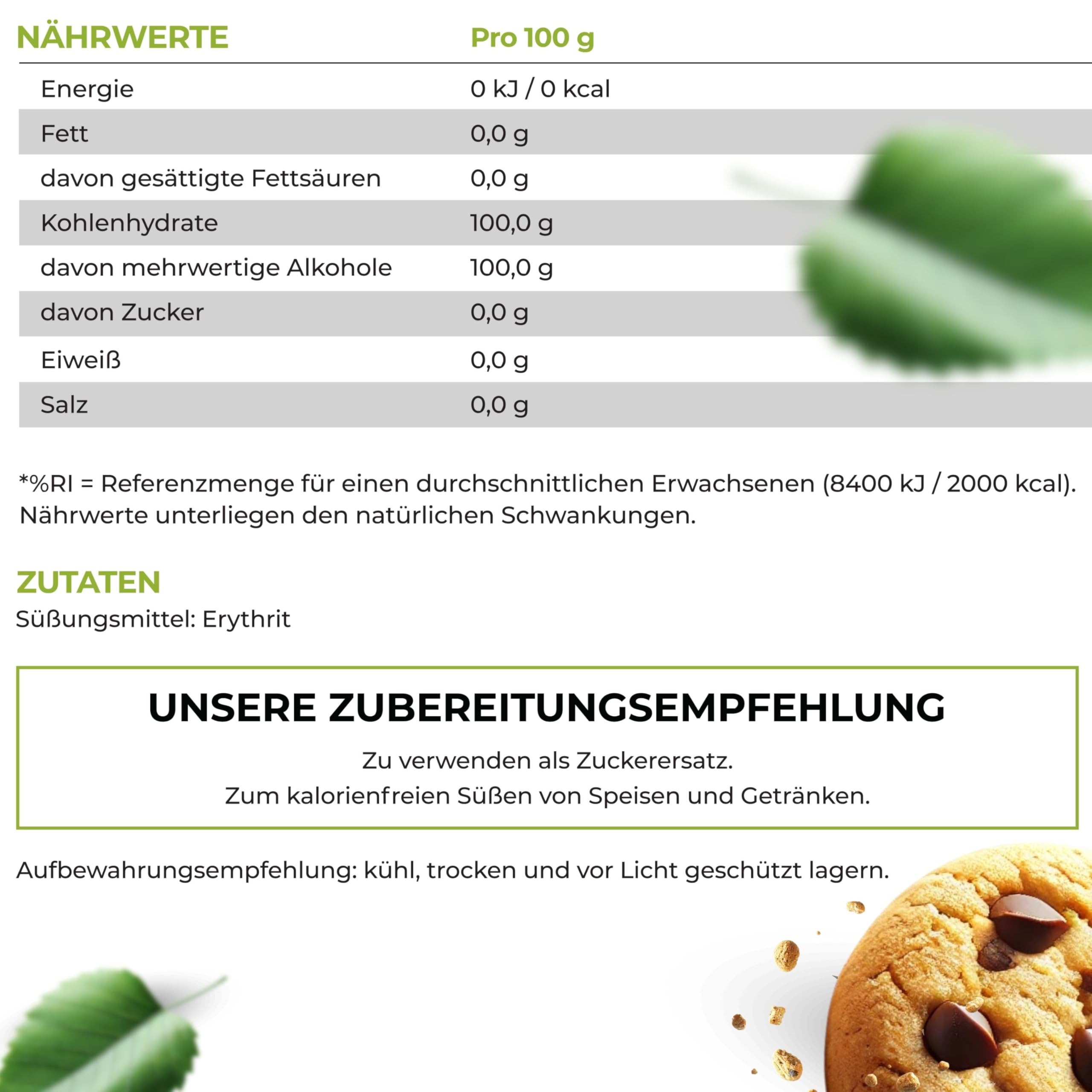 Erythrit 5KG im Eimer - Kalorienfreier Erythrit Zucker - Erythritol natürlicher Zuckerersatz - Zahnfreundlich, leicht löslich