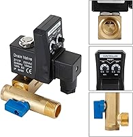 Vista 7 de AC 220V 1/2" automático electrónico cronometrado compresor de aire auto válvula de drenaje