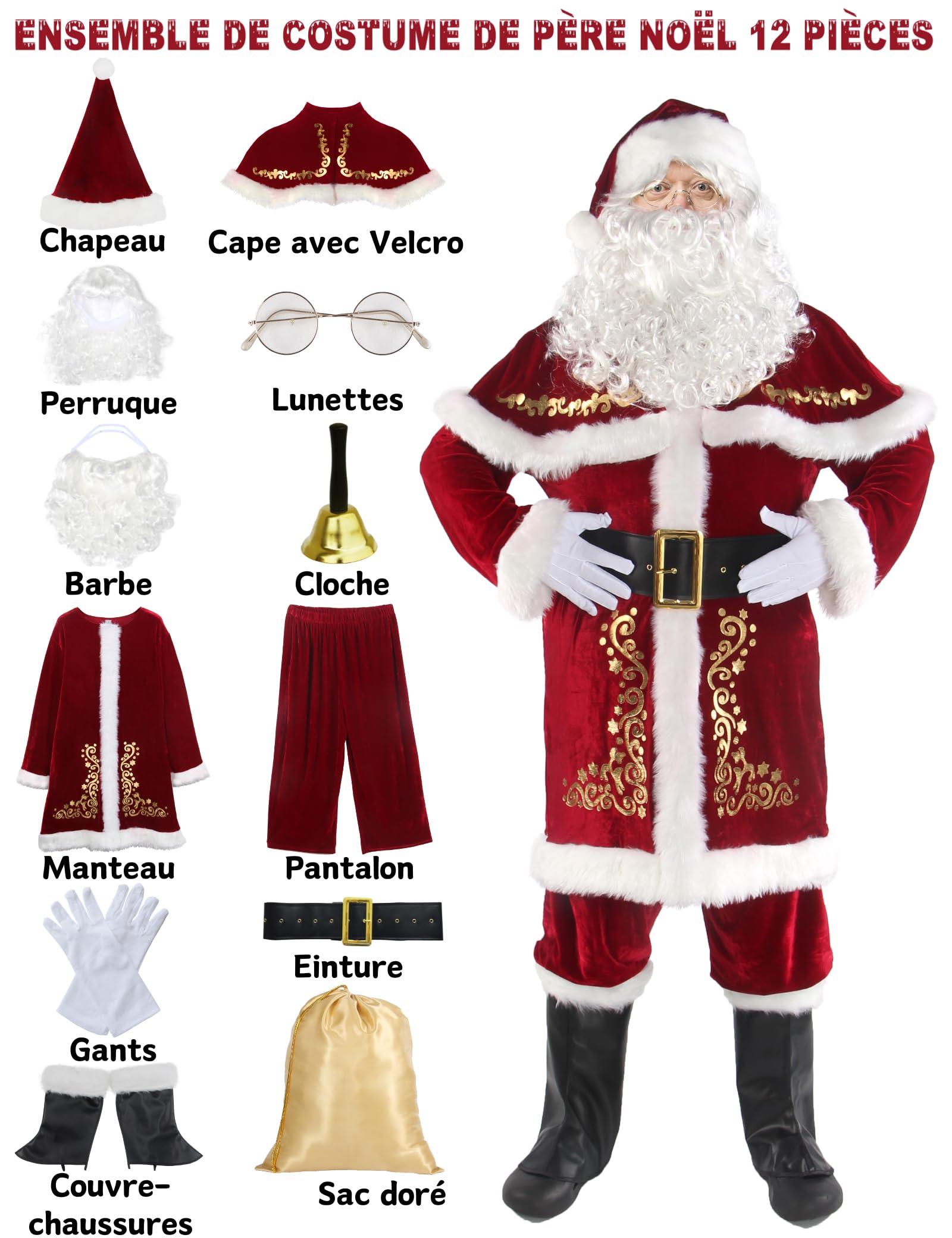 Des Lunettes De Fête De Noël Avec Le Père Noël Et Une Illustration De Anime Vectorielle Arbre 85173483
