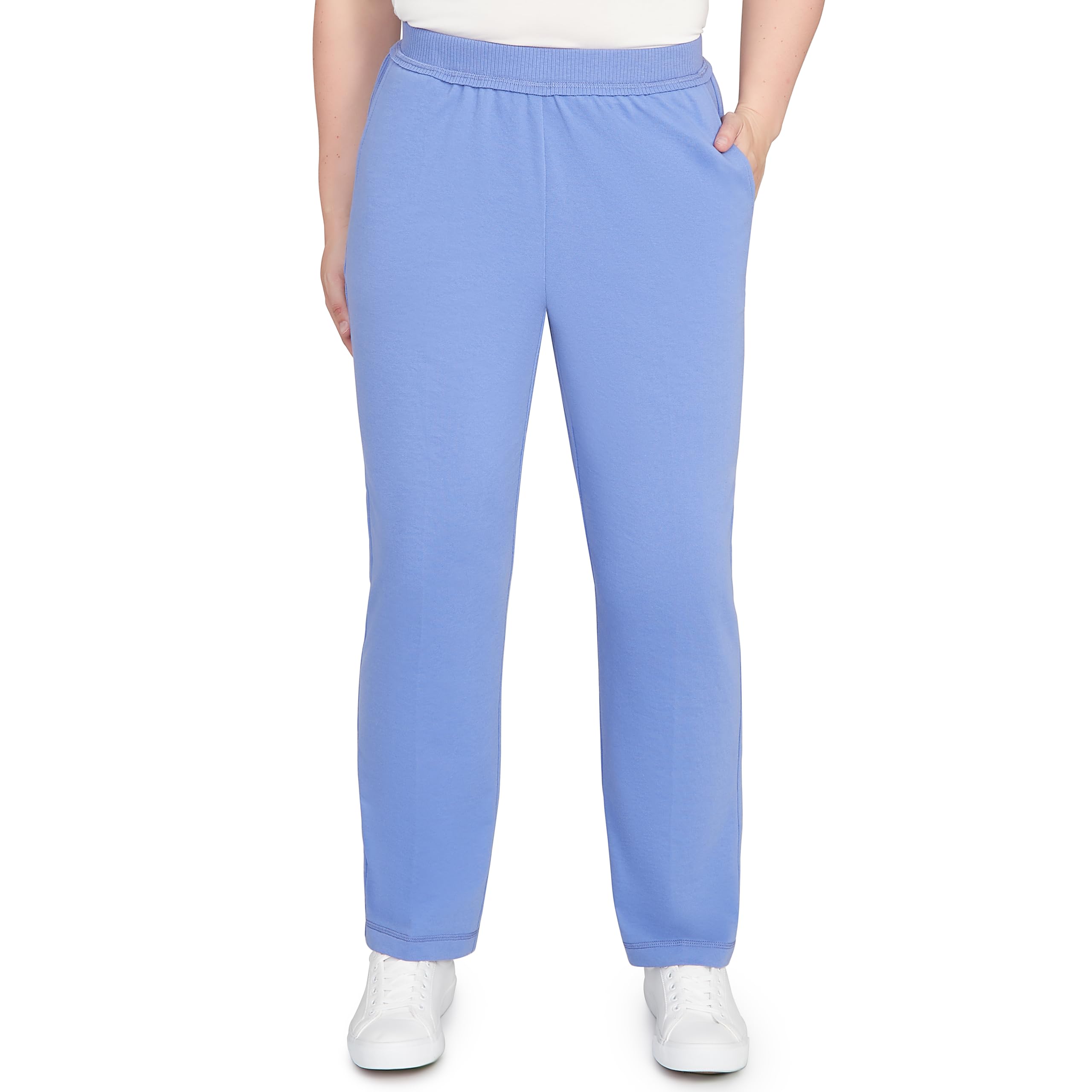 Alfred Dunner Cozy Medium Length Slant Pocket Pant