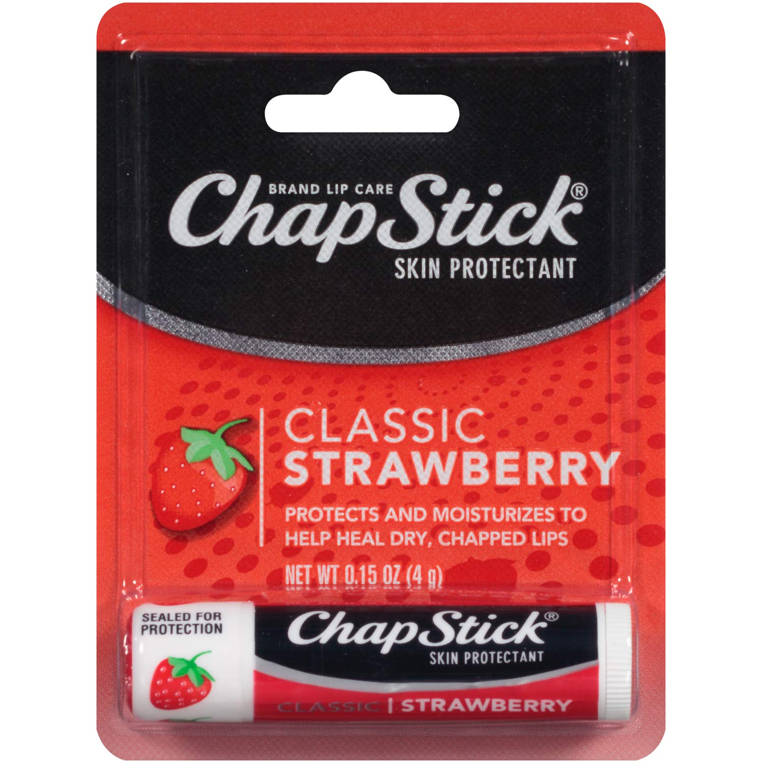 ChapStick Lip Balm Strawberry 0 15 oz Pack of 10