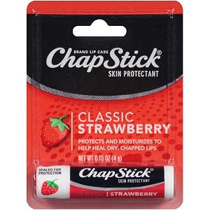 ChapStick Lip Balm Strawberry 0 15 oz Pack of 10