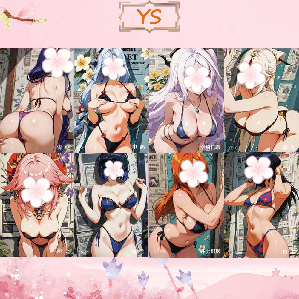Yingying Jiaoti 21 sheets per box,Collectible Cards,Erogenous Girl Cards,Charming Figure Waifu Card,Dream Lover.