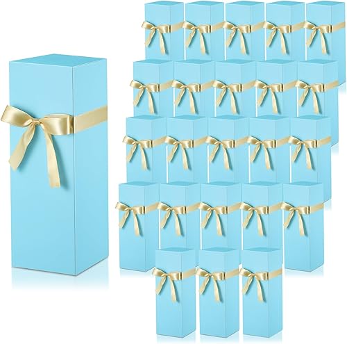 Qilery 24 cajas de regalo para vasos de sublimación, caja de regalo con cinta para 12 onzas, 20 onzas, 30 onzas, prensa de calor, vasos de