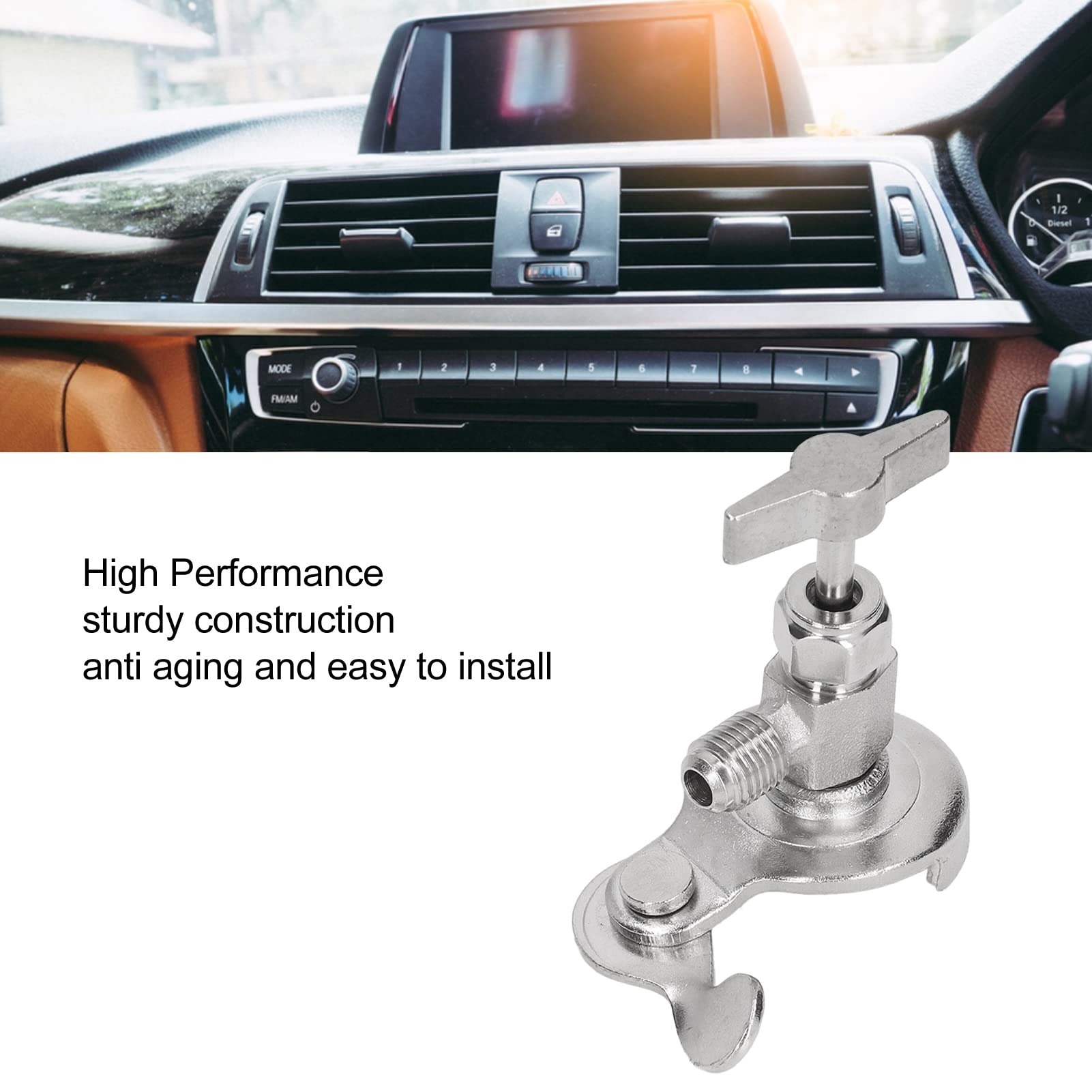 R134A Can Tap, Dispensing Valve Bottle Opener, Universal Refrigerant Dispenser Valve Tool for R12 R22 R134A Air Conditioning,134a Adapter Fittings