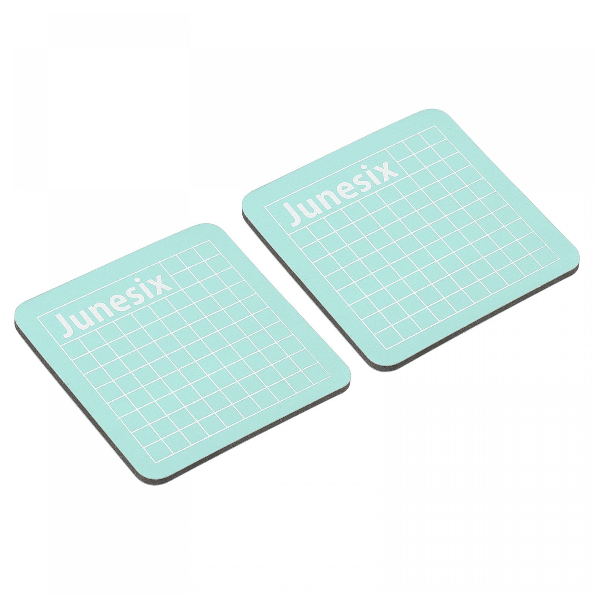 sourcing map 2.4" x 2.4" Cutting Mats, 2 Pack Rotary Fabric Mat Self Recover Sewing Mat Double Sided Mini for Hobbyist DIY Craft Creative Design, Mint Green