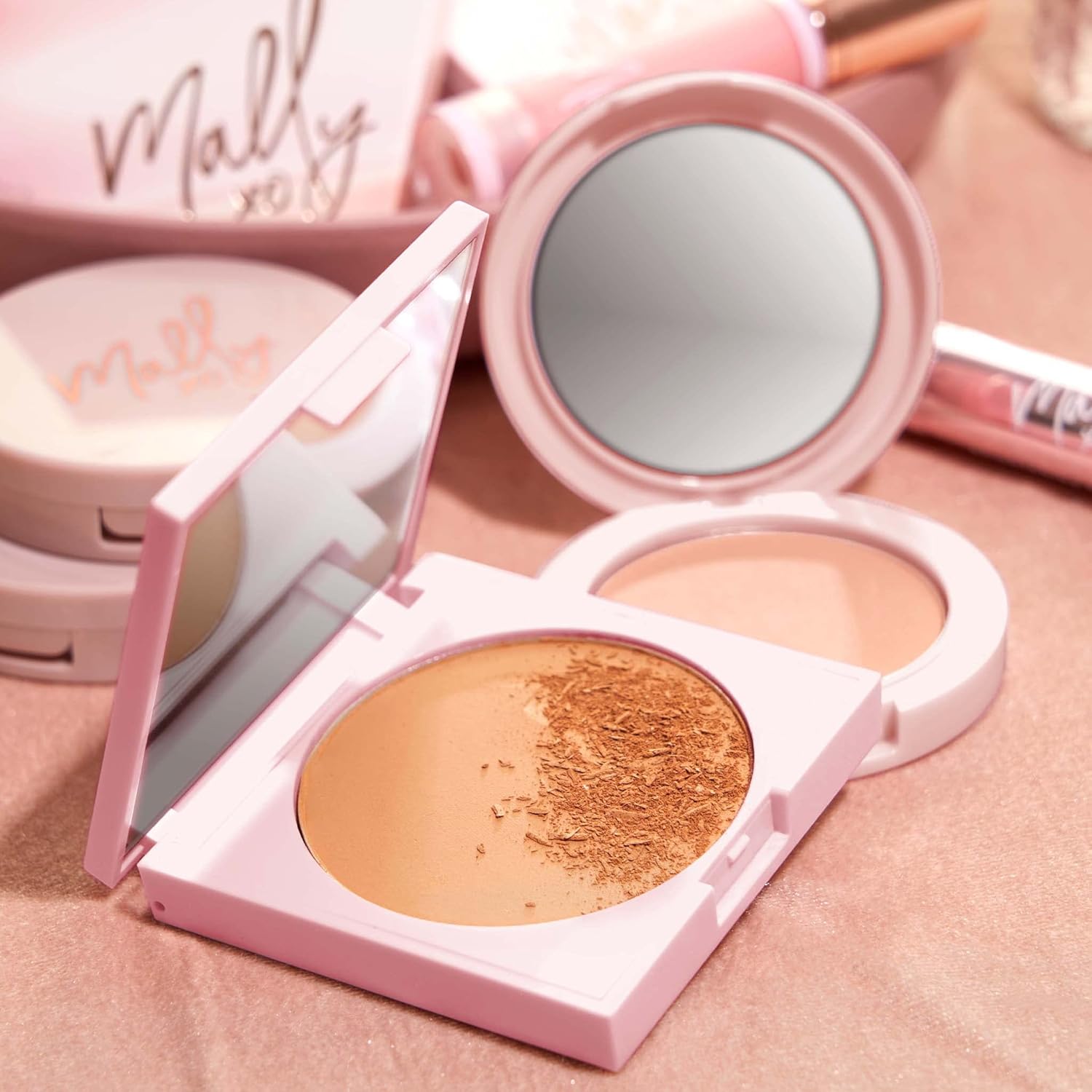 Mally Beauty The Anti-Powder Tinted Finishing Brightener Powder, Medium- Matte Finish, Brightens complexion and Blurs imperfections - Image 6