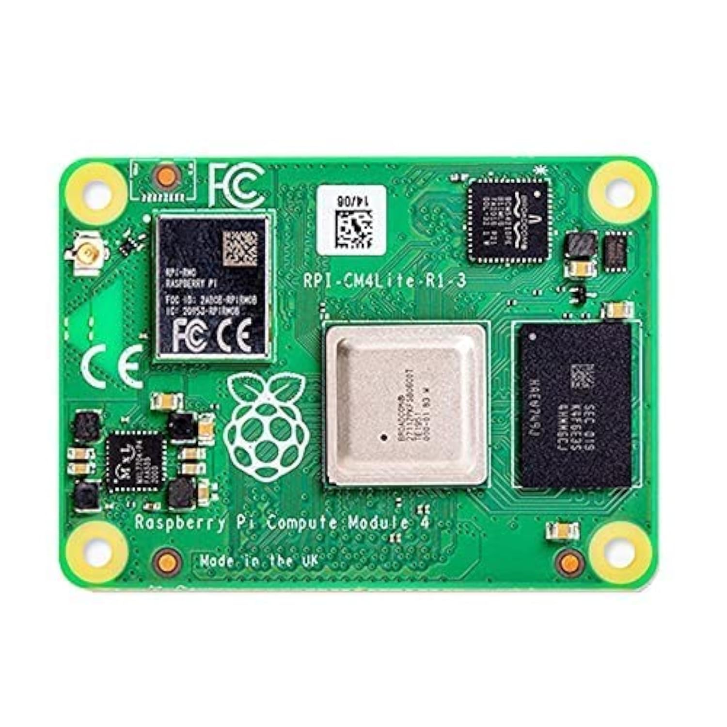 Amazon.com: Raspberry Pi Compute Module 4-2GB RAM 16GB eMMC, 2.4/5.0GHz ...