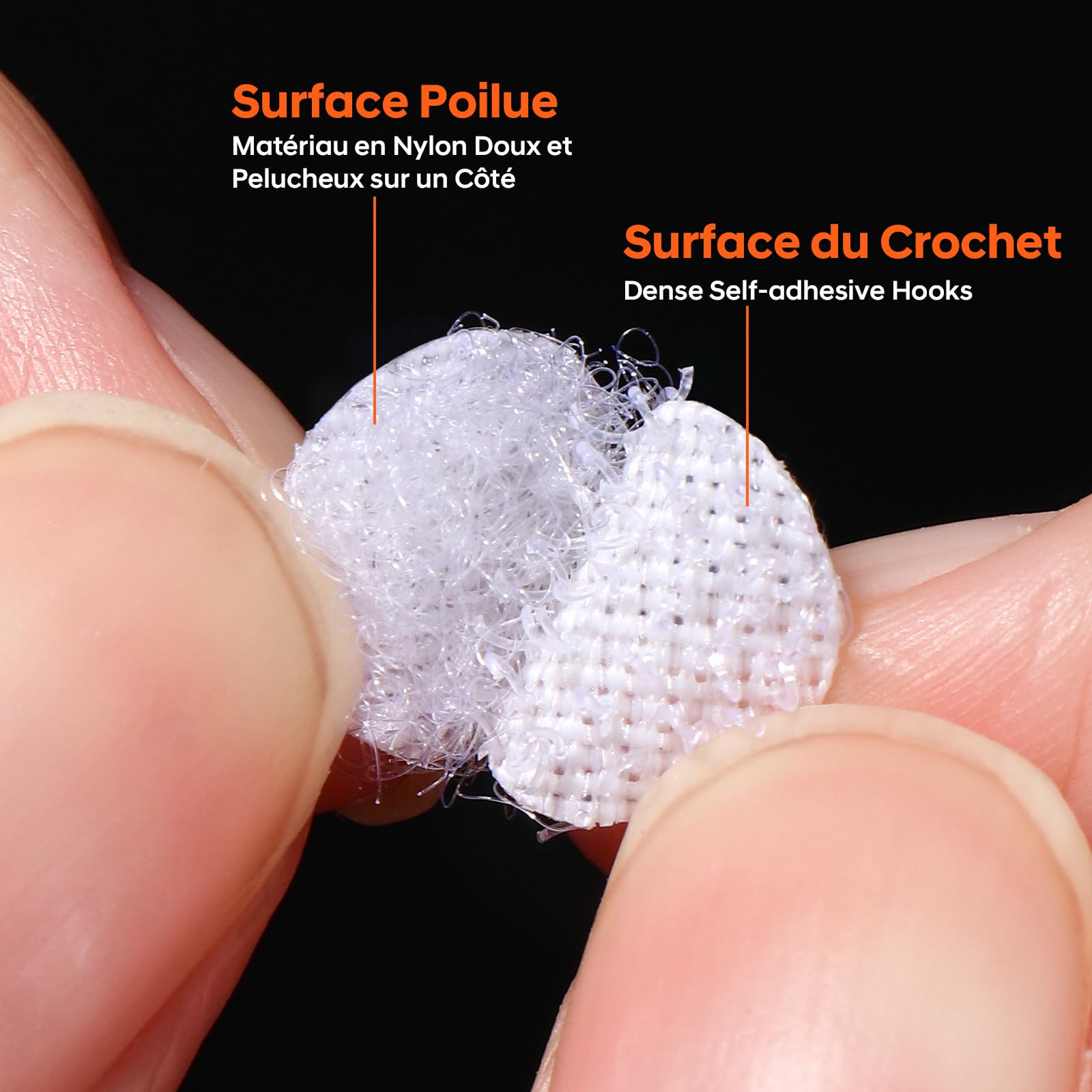 SCRATCH AUTOCOLLANT ROND, 600 Paires 10mm Adhésif Rond, 1200 Capsules Cercles a