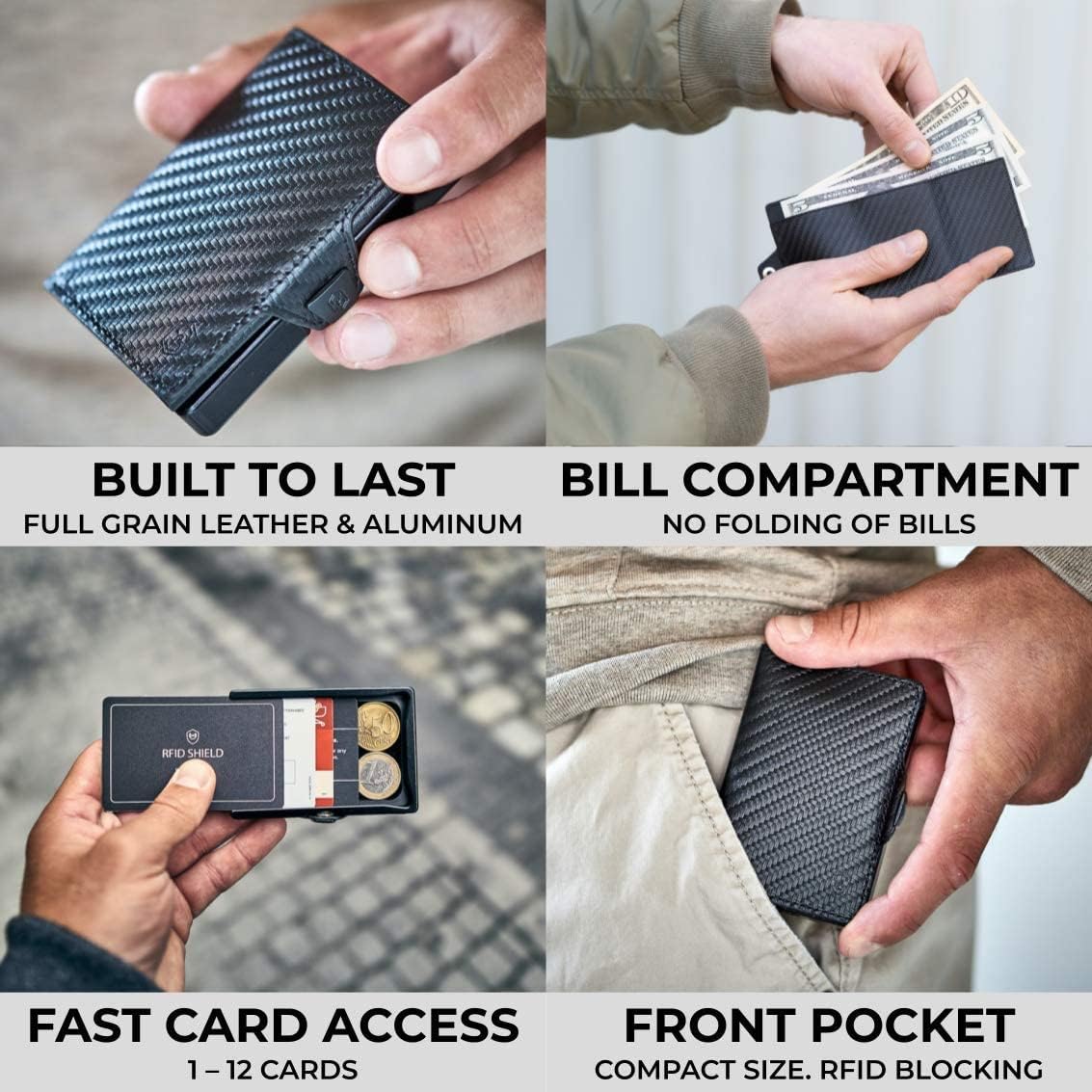 Kreditkartenetui mit Geldklammer 2025