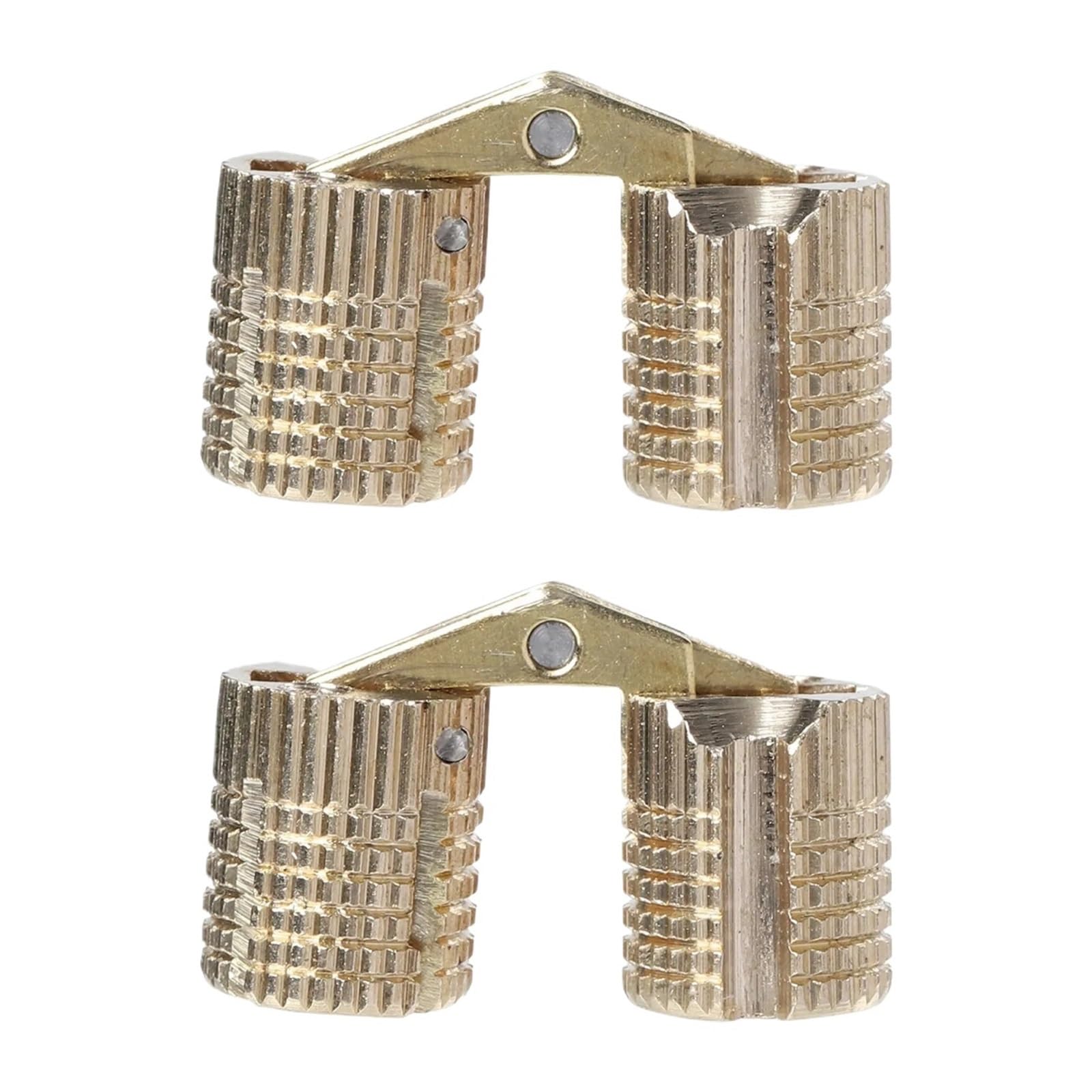 Ugzpwqlnx One Color Barrel Hinge, Brass Barrel Hinges 2 Pcs Golden 180 Degree Invisible For Jewelry Boxes Cabinets