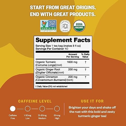 Vista 38 de FGO Té de menta orgánico, 100 unidades, bolsitas de té ecológicas, sin cafeína, el embalaje puede variar (paquete de 1)