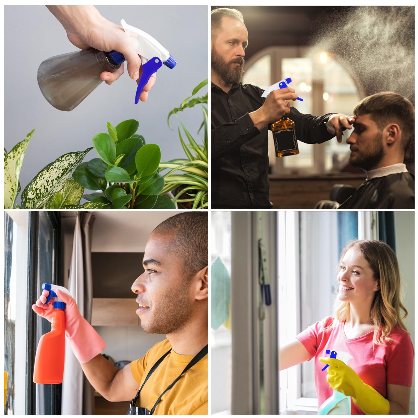YAYODS 50 Stück Sprühflaschendüsen-Ersatz, robuste Sprühdüsen für 227 ml, 473 ml, 907 ml Flaschen für Hausreinigung, Gartenarbeit