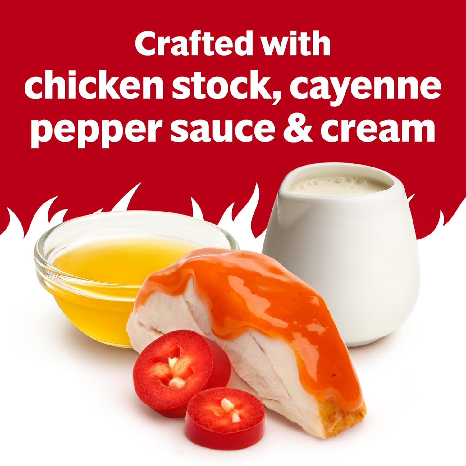 Campbell's Condensed Spicy Buffalo-Style Cream of Chicken Soup, 10.5 oz Can (Case of 12)