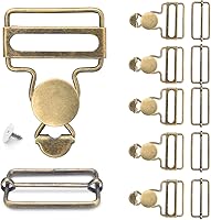 Vista 9 de CooBigo Juego de 6 hebillas de metal para overoles, clips de cierre de repuesto de 1-1/2 pulgadas con hebilla deslizante tri-glide ajustable