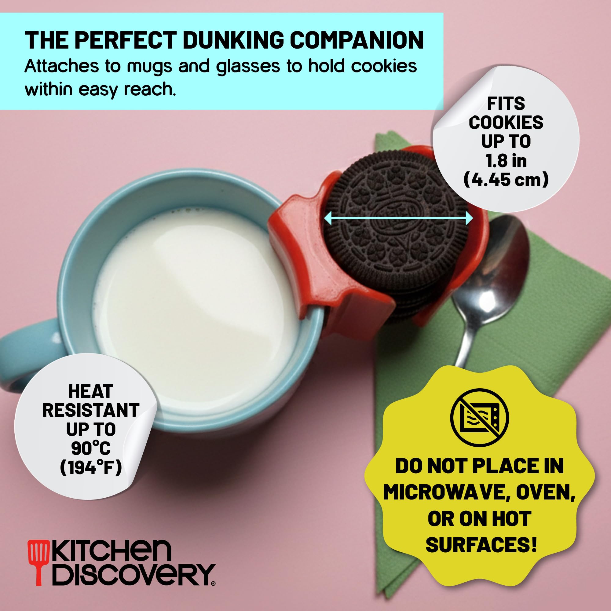 【DUNKINGS】マカロンスタンド / ビスケットホルダー Kitchen Discovery Cup Cookie Holder Set of 2 Hooks to Mugs and