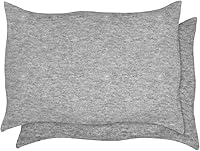 Vista 2 de Betty Dain Funda de almohada universal de jersey elástico, talla única, funda de almohada 100% algodón de punto jersey, cubierta suave