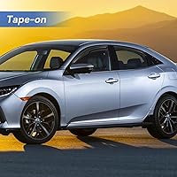 Vista 278 de Viseras de ventana in-Channel, protectores contra la lluvia para 2011-2023 Dodge Charger, visores de ventilación de ventana con deflectores