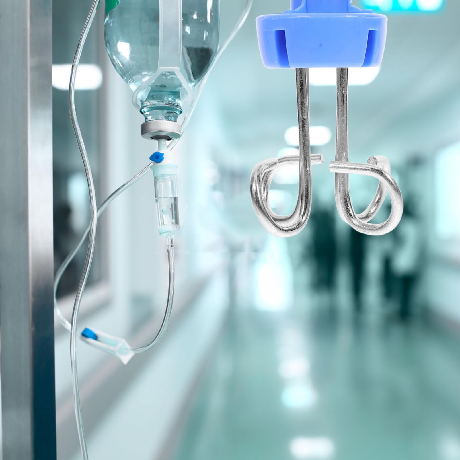 Holibanna 5piezas Soporte De Suero Ganchos Portátiles Accesorios Médicos Optimización De Espacio Resistente y Duradero
