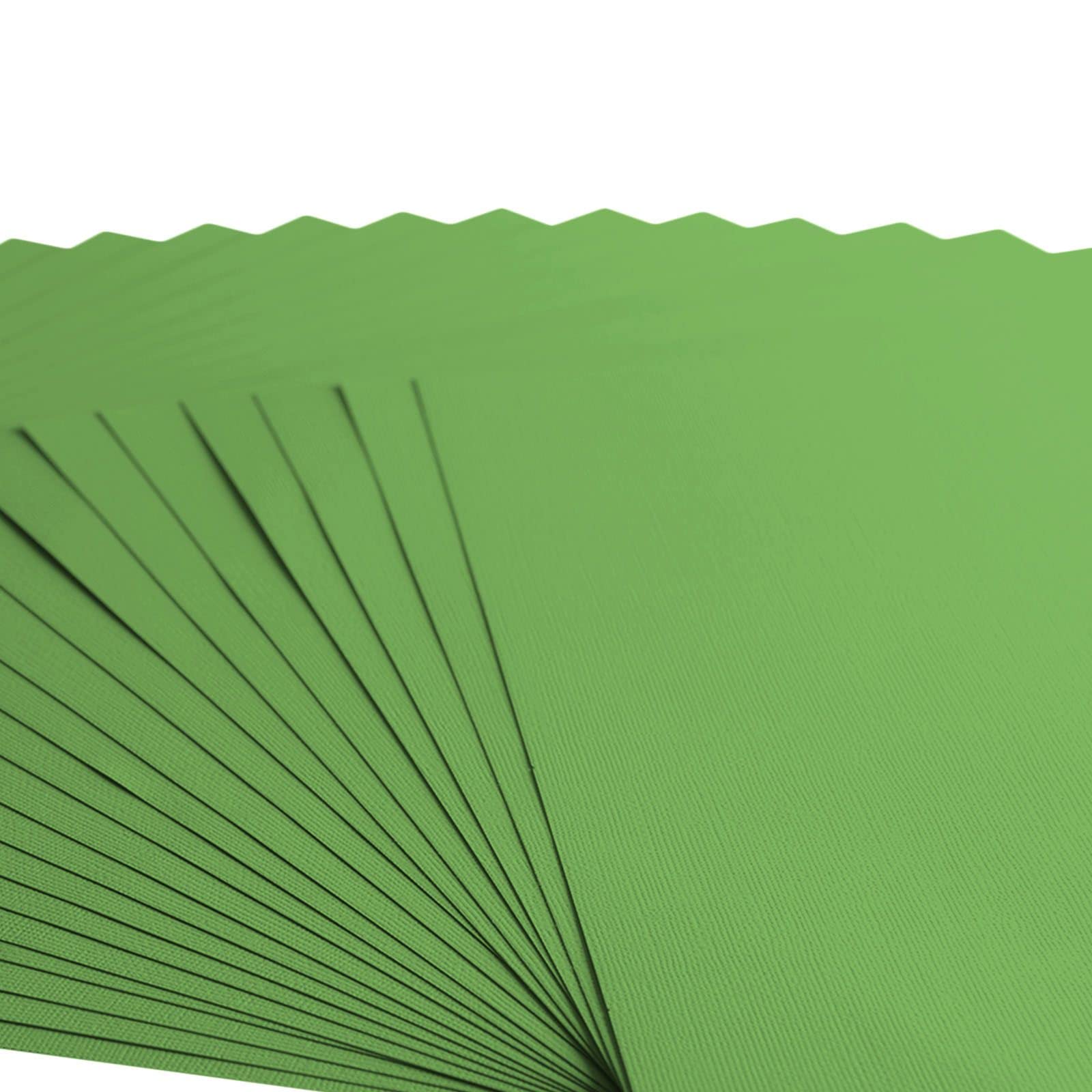 Florence Cardstock Textured, Coloured Card Making Supplies 12 x 12 inch, Green, 20 Sheets - Image 4