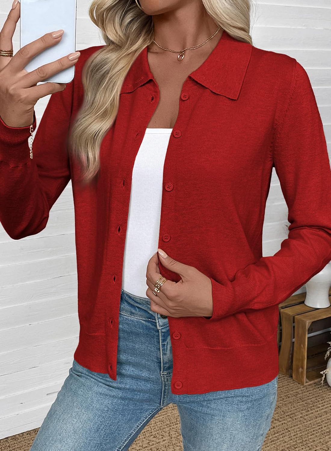 EVALESS Womens Lightweight Cardigan Sweaters Fall Outfits