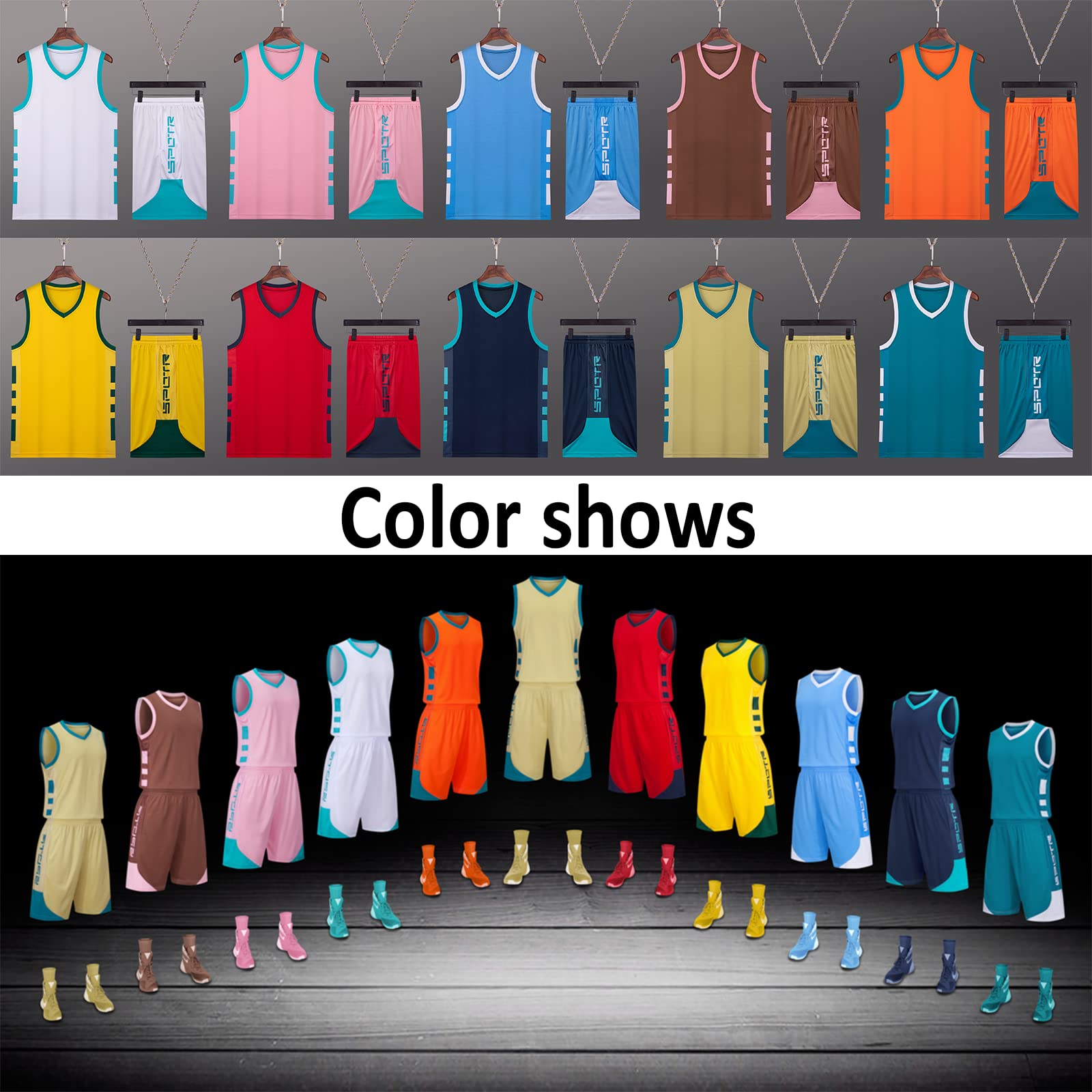 Maillots De Basketball Personnalisé Hommes Adulte Enfant Basketball pour Enfants Jersey Sweat-Shirt Femmes Basket Maillots Ensemble