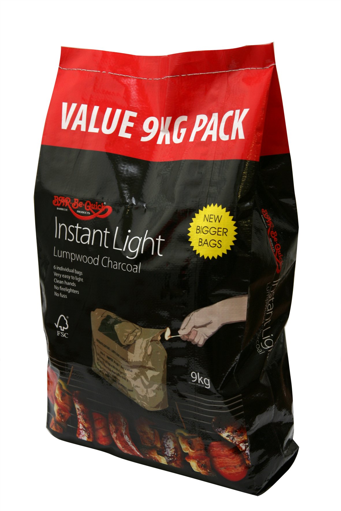 Bar-Be-Quick9kg Instant Lighting Charcoal