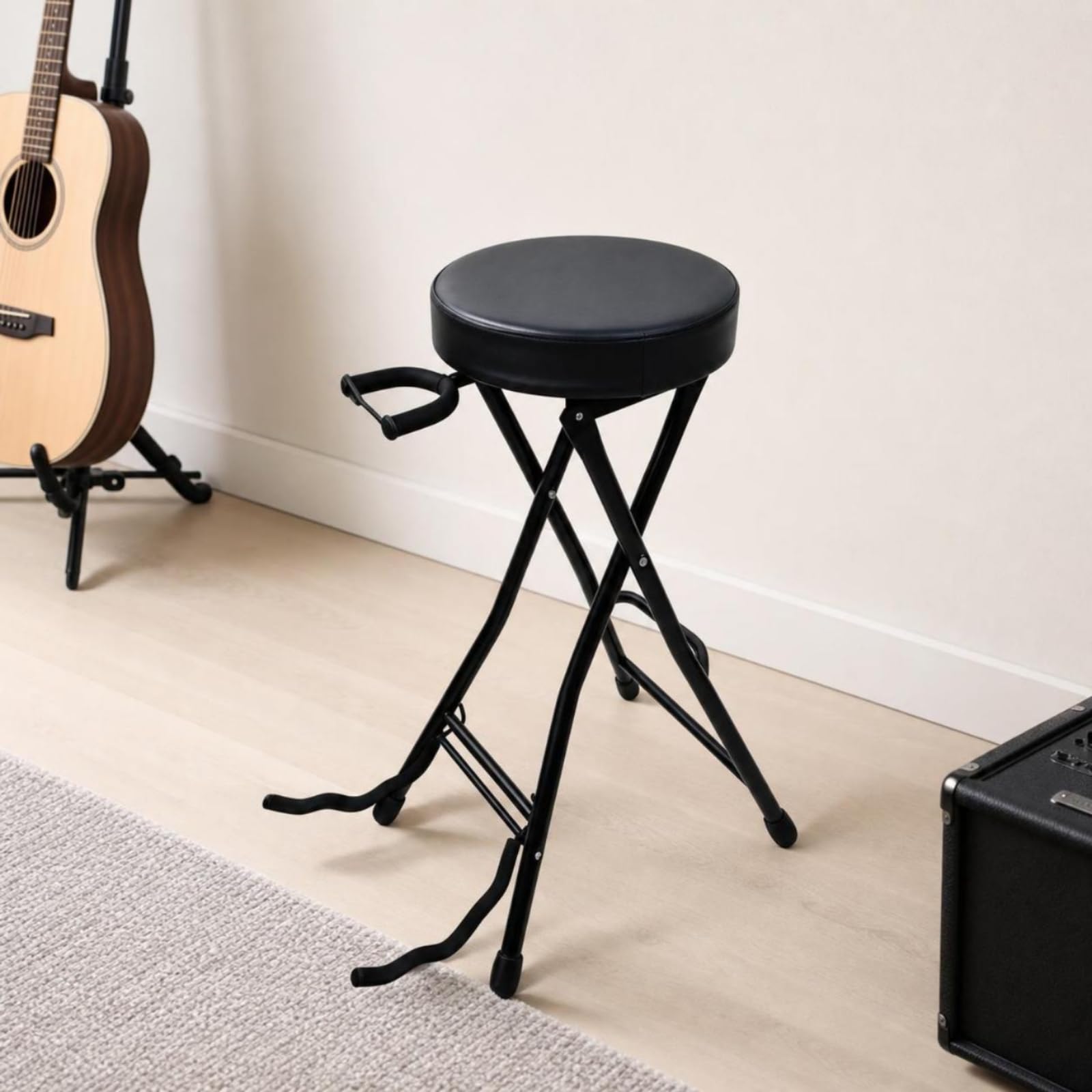 Sgabello per Chitarra con Poggiapiedi