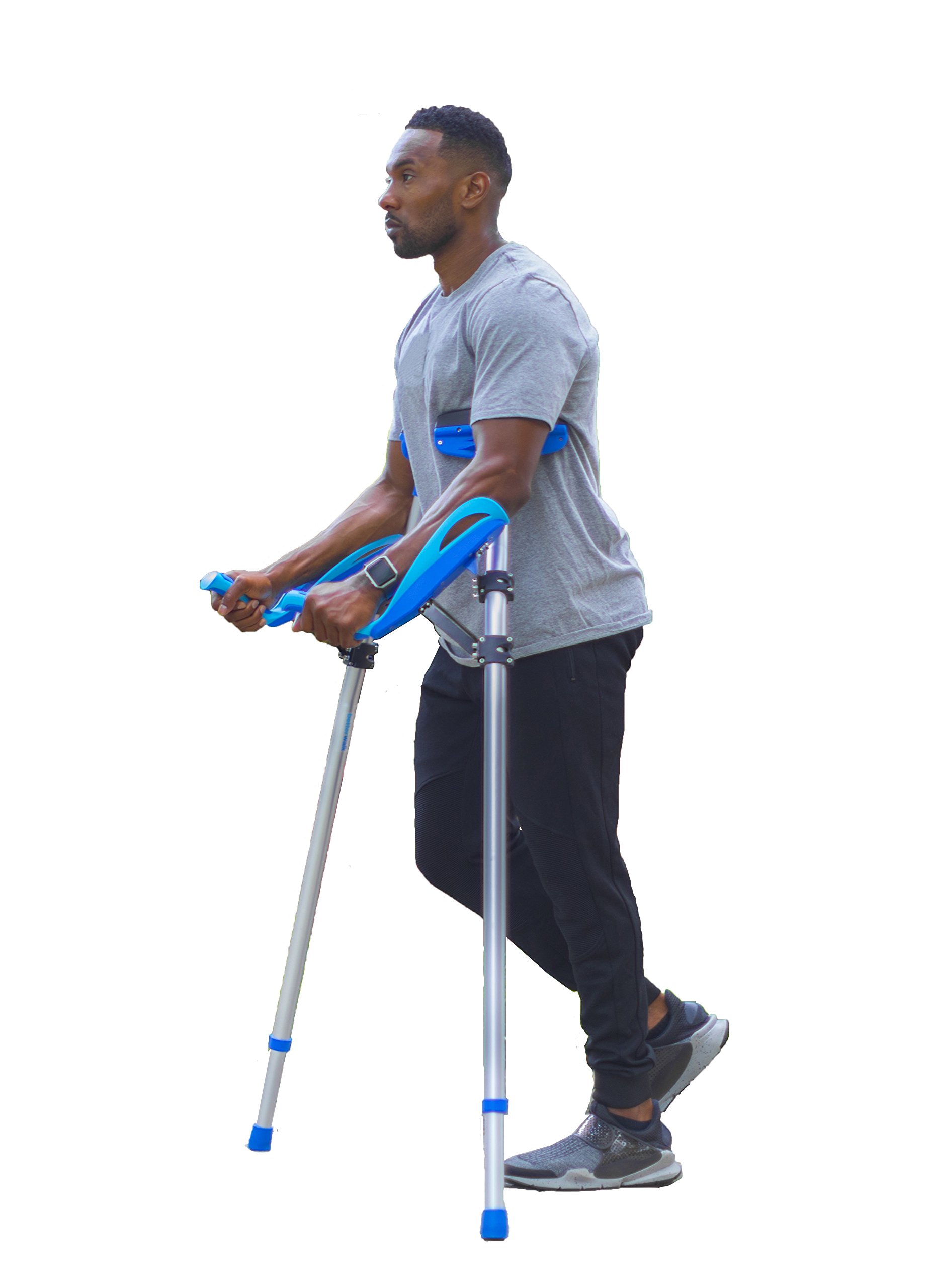 Crutches – As Seen on Forbes, Inc, & CNN – Adjustable, Ergonomic Handles, Comfortable & Easy to Use - By BWHealth