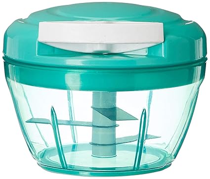 CASTLE CART Celltone Classic Mini Plastic Chopper with 3 Blades (Multicolour)