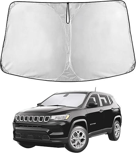 Miniatura 103 de EcoNour Parasol para Subaru Crosstrek 2013-2015 2016 2017, visera solar para parabrisas delantero y ventana, bloqueador de calor UV y protector