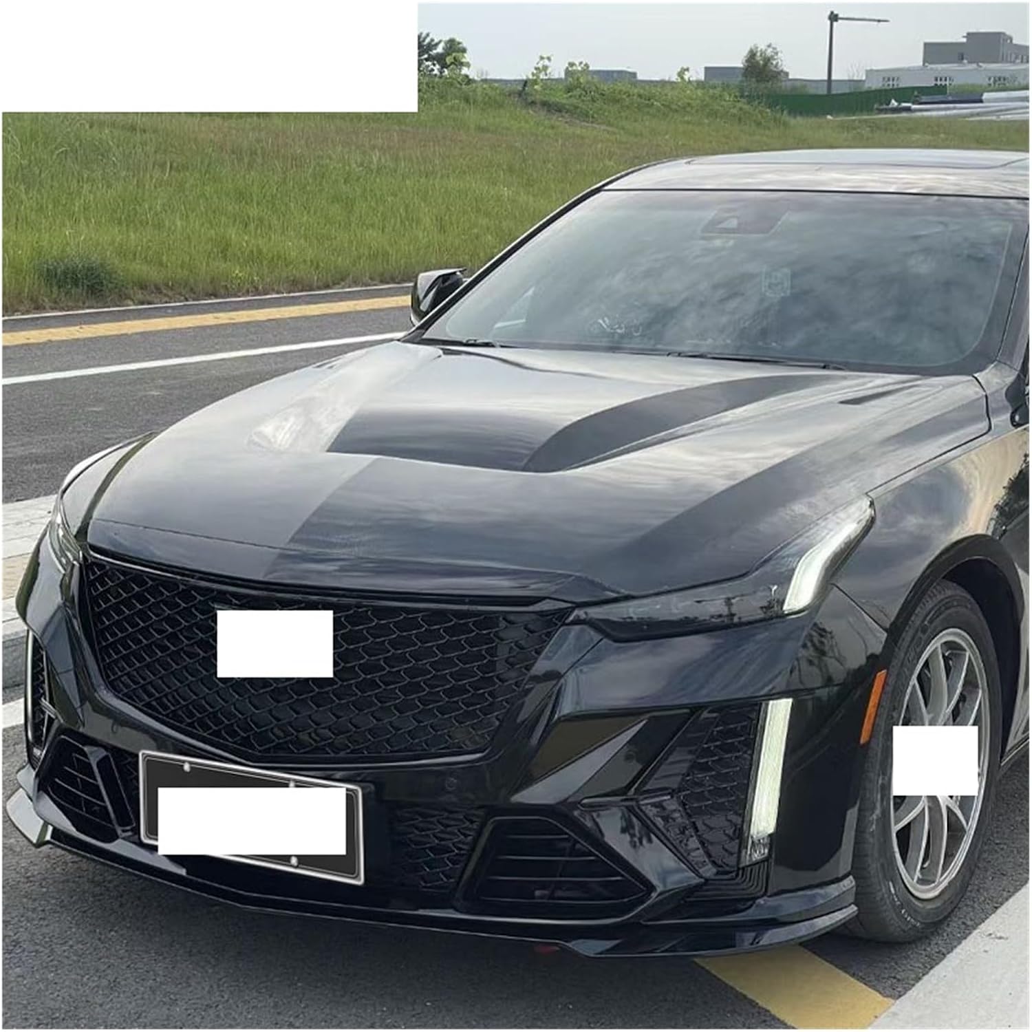 Car Modification Accessories Engine Cover Carbon Fiber Front Bonnet Compatible With CT5 Engine Hood