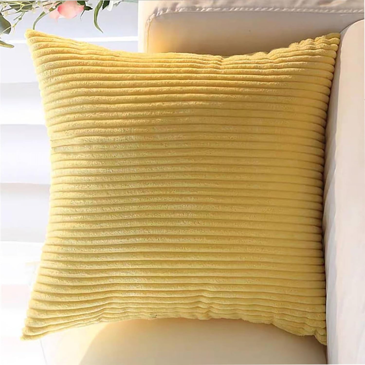 Super King Size Pillow Cases, Square Extra Large Cushion Covers 50x50 60 x 60 70x70 80x80 cm Soft Pillow Cover with Invisible Zipper Decorative pillowcases for pillows Sofa Couch(Color 12,40x80cm(Set — image 1