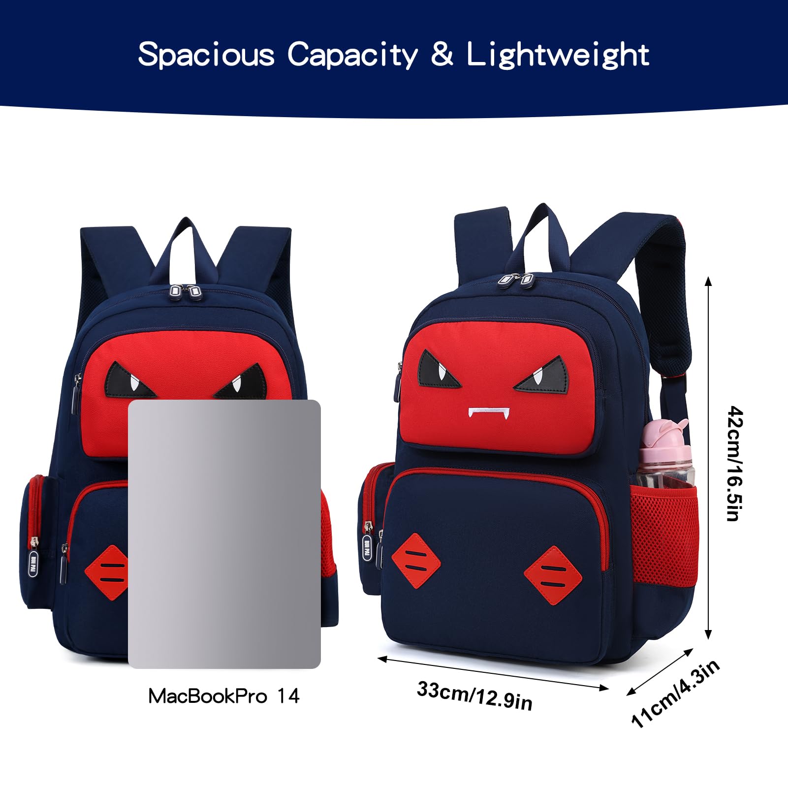 SIVENKE Zaino per Bambini per 5-10 Anni Bambini Zaino Daypack Borsa da Scuola Zaini Zaino Scuola Cartella Ragazzi Ragazze