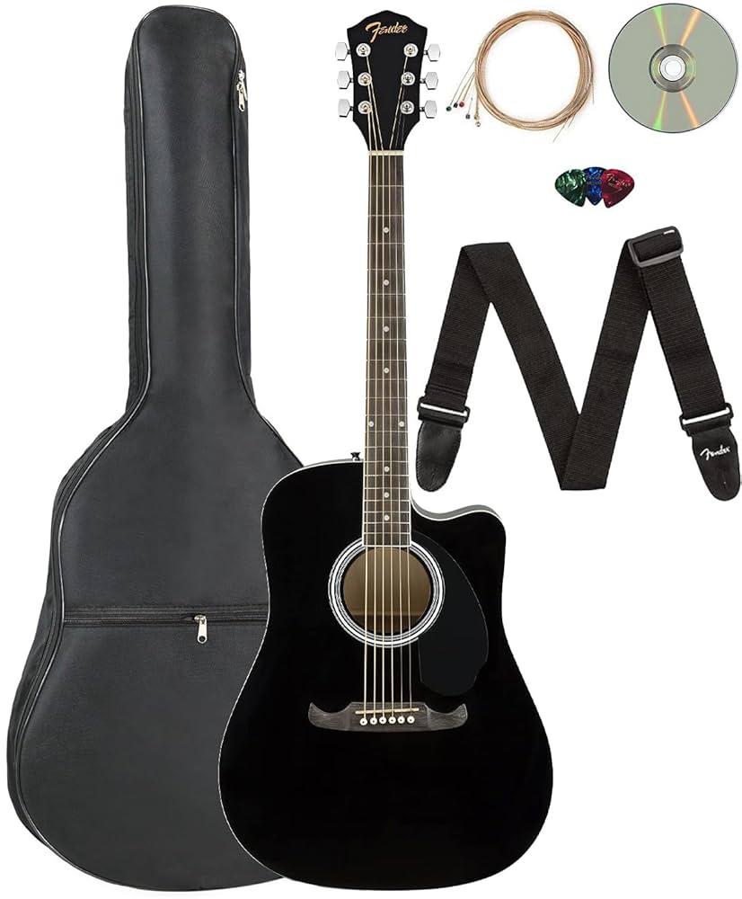 Fender FA-125CE Dreadnought Cutaway Acoustic-Electric Guitar