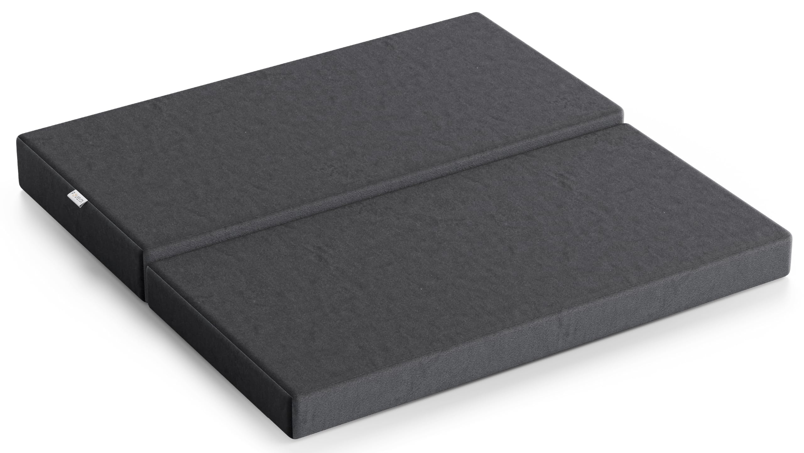 FOVERA Meditation Seat Cushion - Foldable Portable Large Size Meditation Floor Cushion, Light Weight, Easy to Carry with Premium Velvet Cover (22 x 22 x 2.5 Inch, Dark Grey)