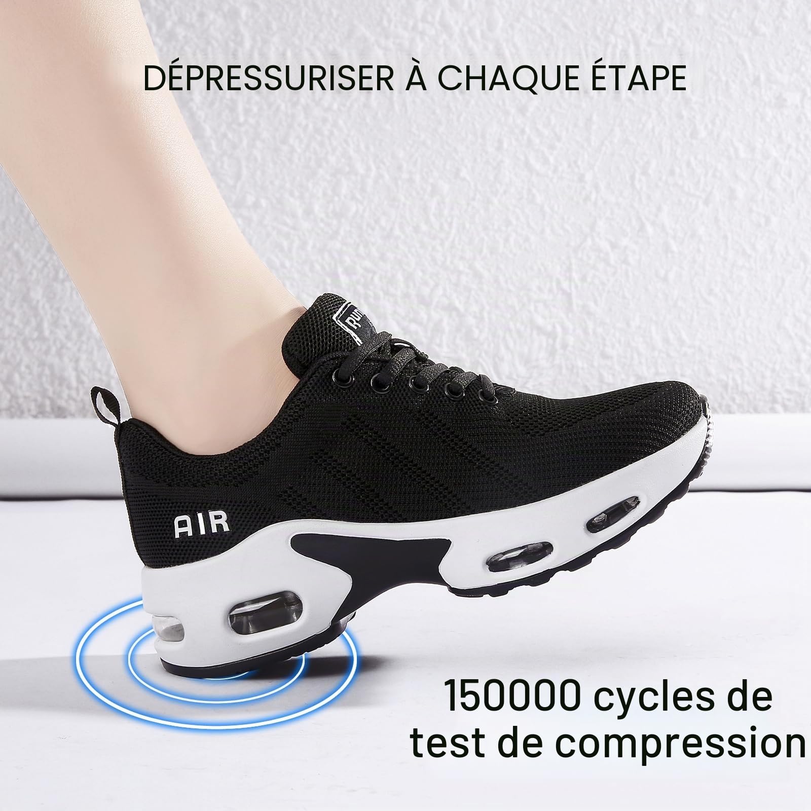 Basket Femme Chaussures Mode et Sport Légère Confortable Chaussures de Marche Running Sneakers