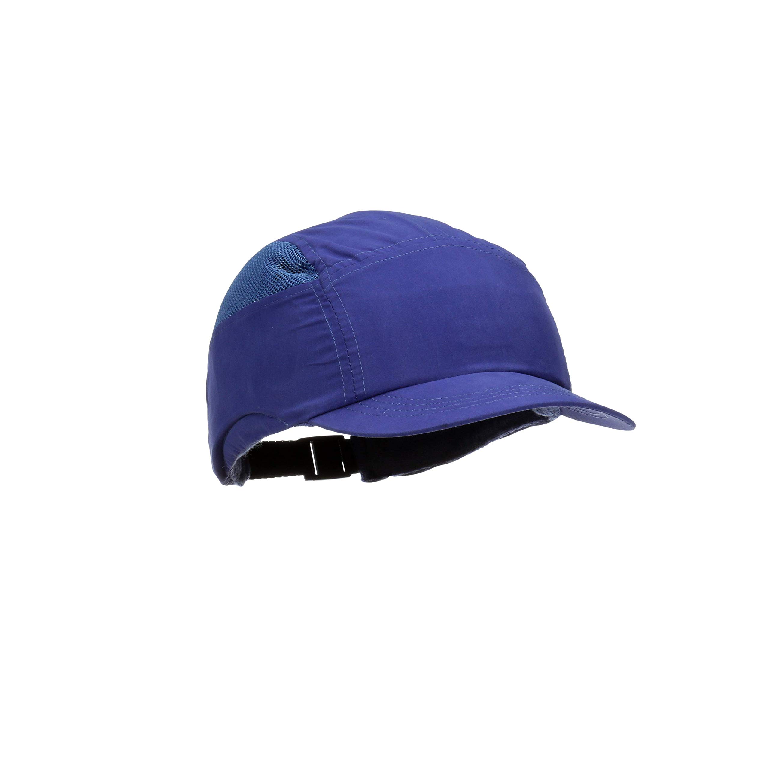 3M First Base y Gorra de protección, Azul Real, con Visera Recortada 55 mm, 2014288 (Paquete de 4)