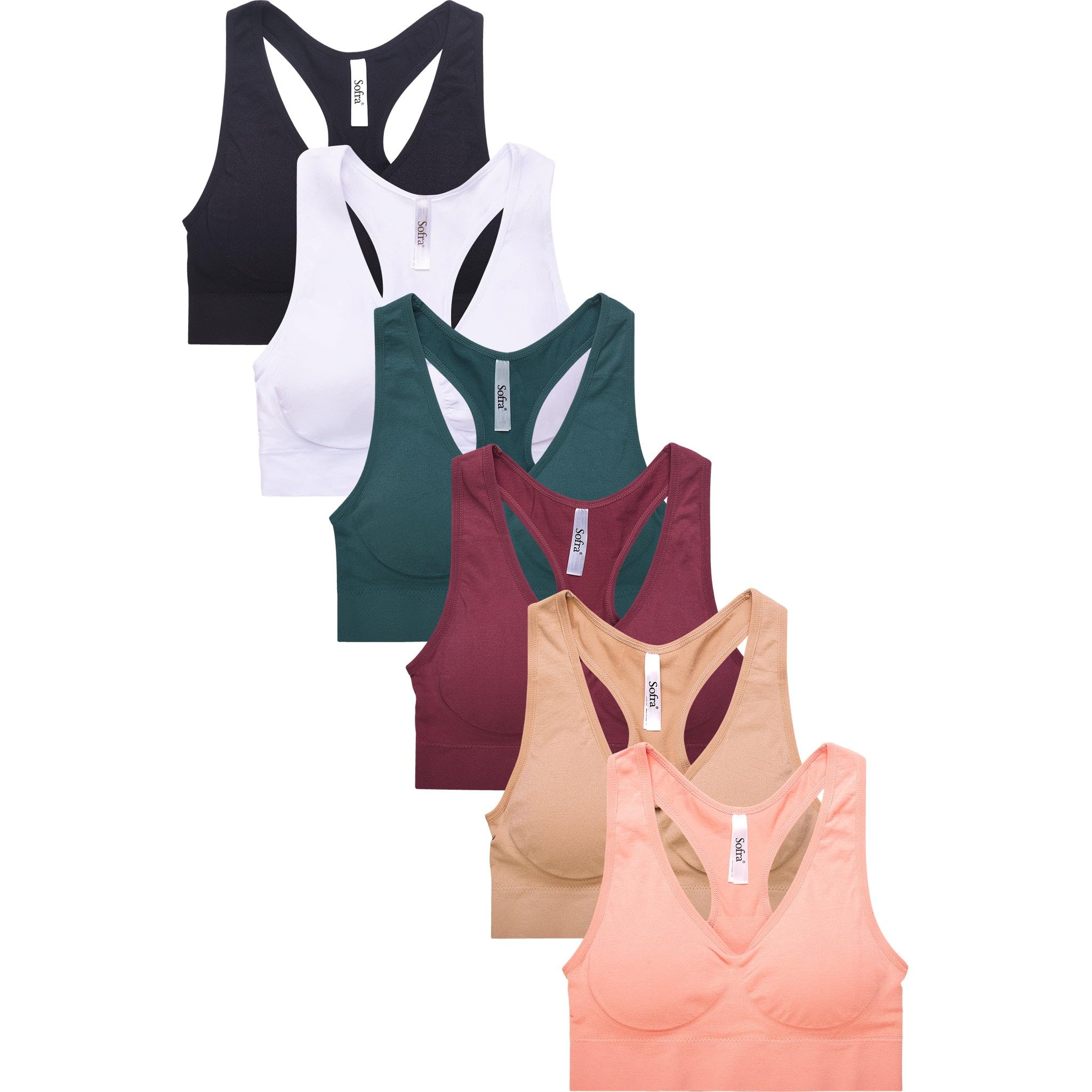 Women's 6pk Sports Bras