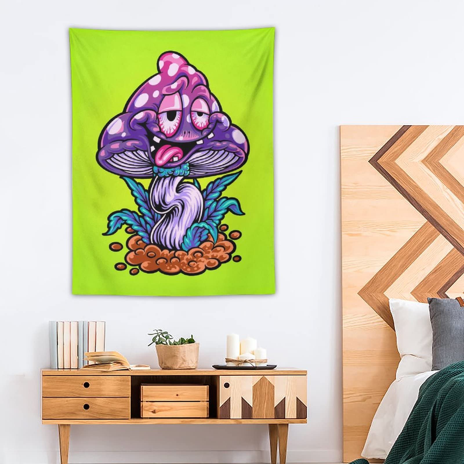 MAGICLULU Tela De Fondo De Estudio Muro Decoración Champiñón Tapiz De