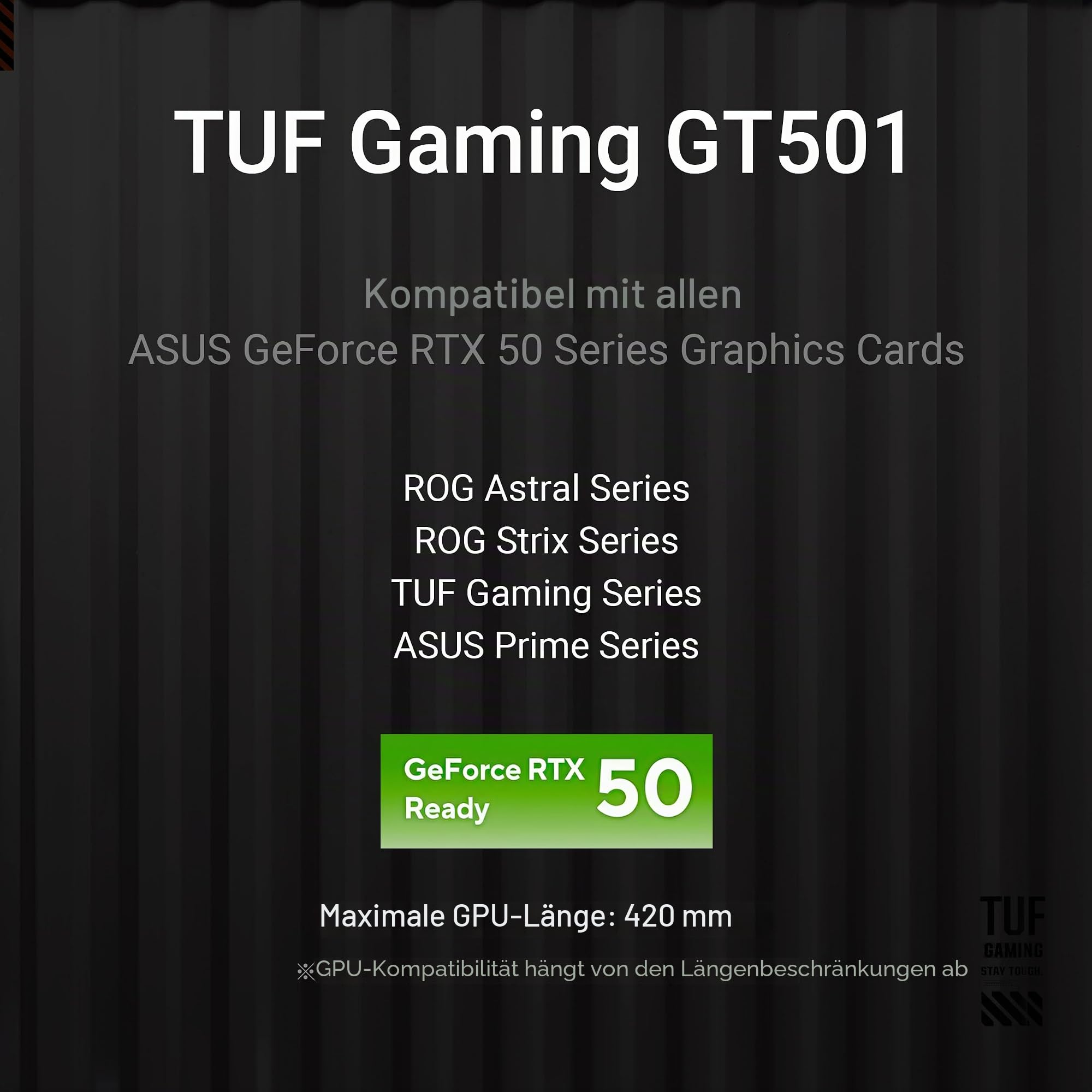 ASUS TUF Gaming GT501 White Edition Mid-Tower Computergehäuse EATX USB 3.1 Rauchglas Stahlkonstruktion 4 Lüfter