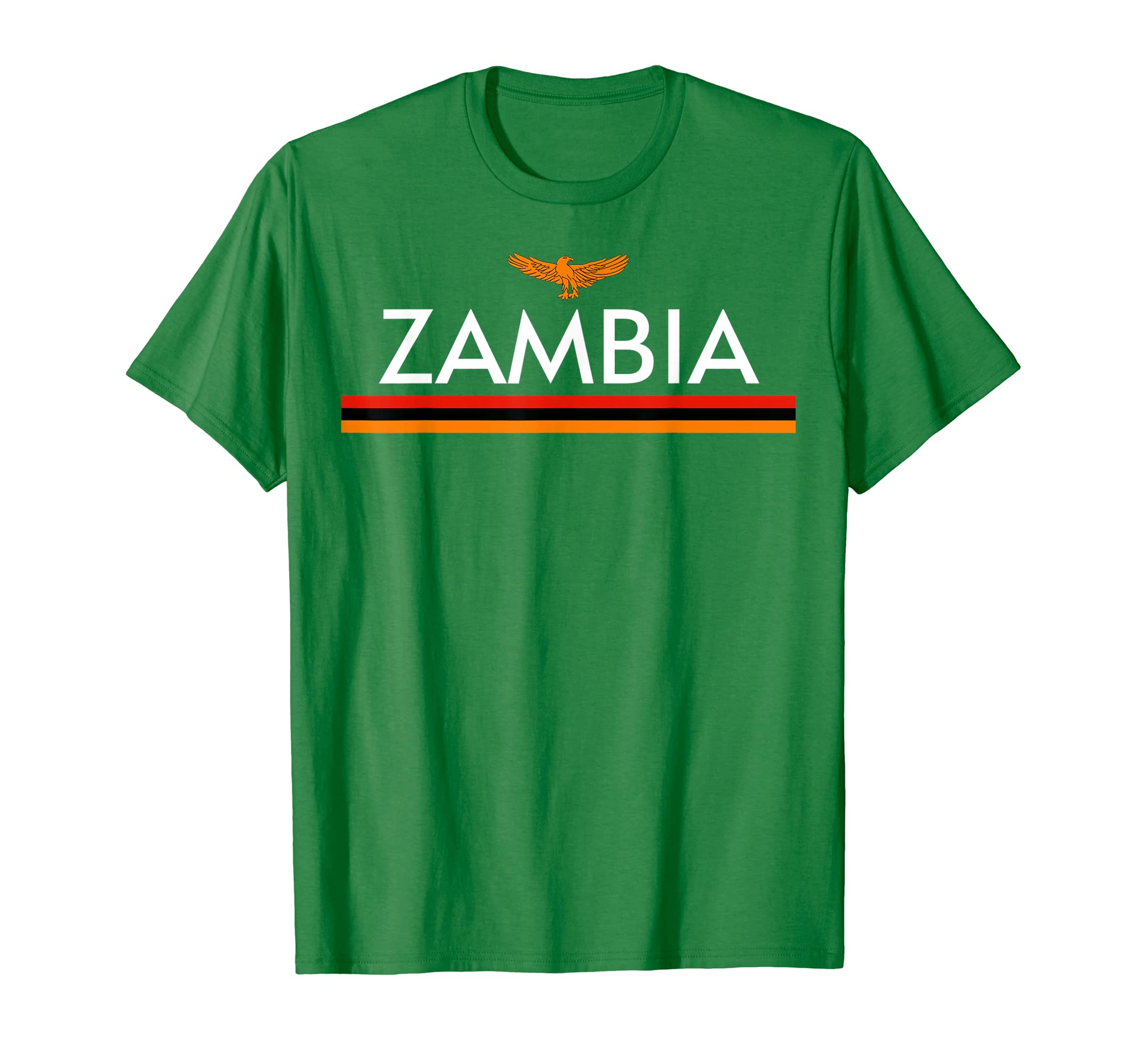 ZAMBIAN FLAG SPORTS ATHLETIC TEAM APPARELZAMBIA FLAG SPORTS ATHLETIC JERSEY STYLE T-Shirt