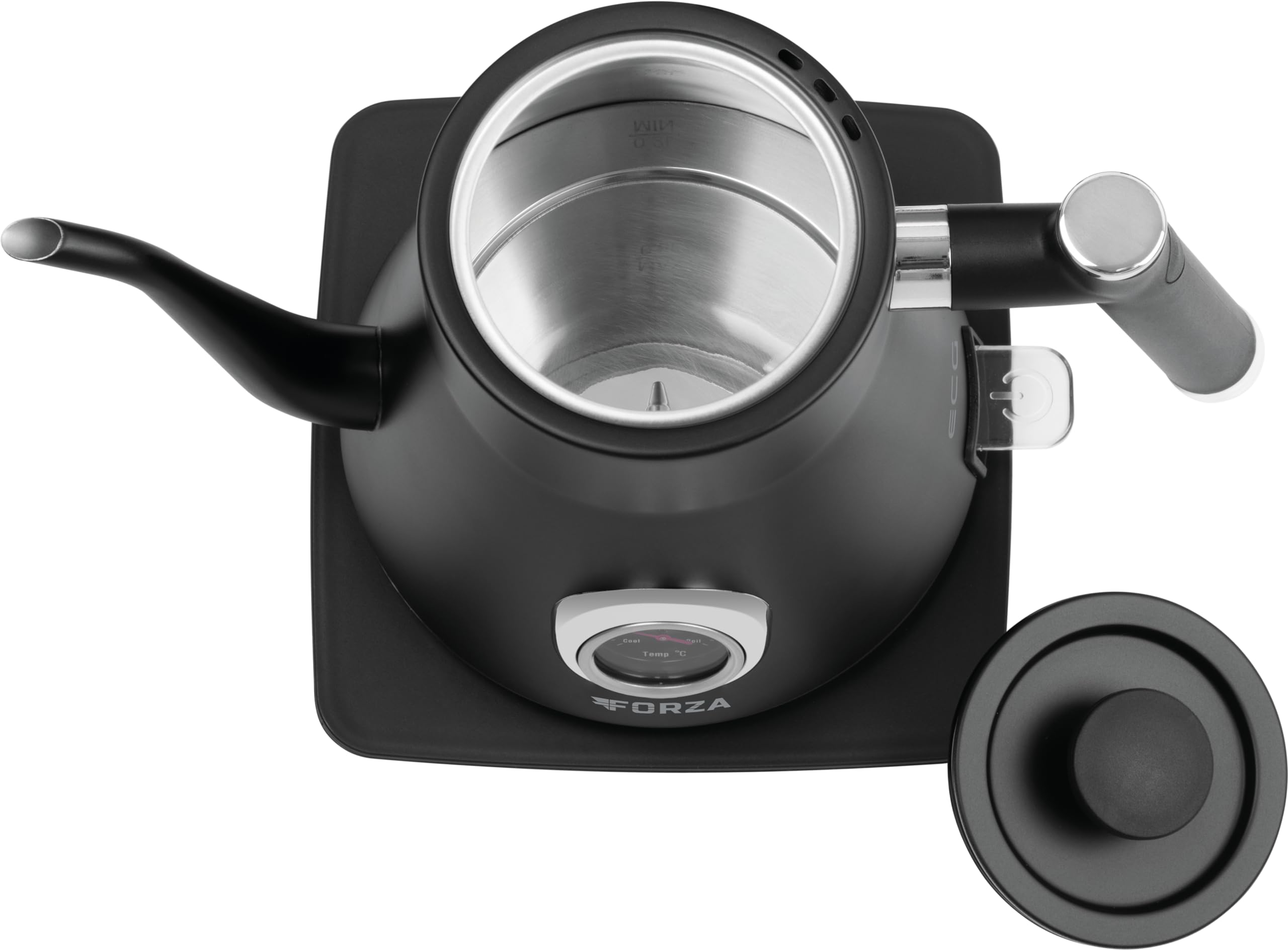 ECG Forza 5000 Pour over Nero, 1200 W, 0,8 l