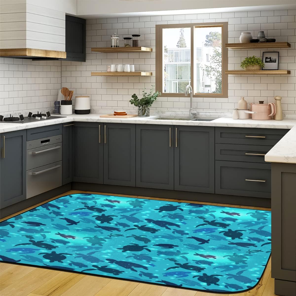 5 x 7 Cartoon Kilpkonn Super Soft Area Rug for Kids Baby Nursery, Rugs for Living Room, Large Carpets for Bedroom