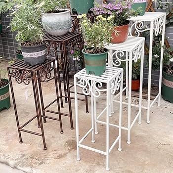 骨董　飾り棚　花台 Amazon.co.jp: MJKQ9 フラワースタンド 木ン花台 1段 フラワー