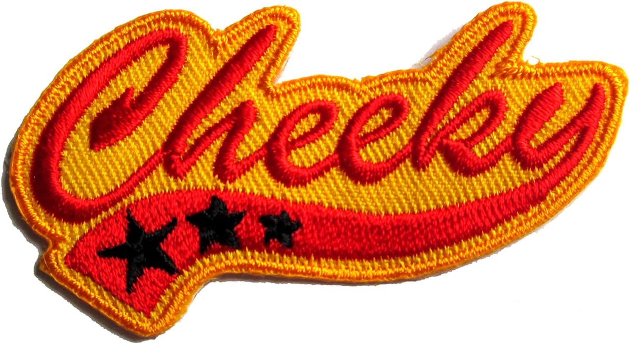 Cheeky Cheer Iron on Patches Amazon.co.uk Home & Kitchen