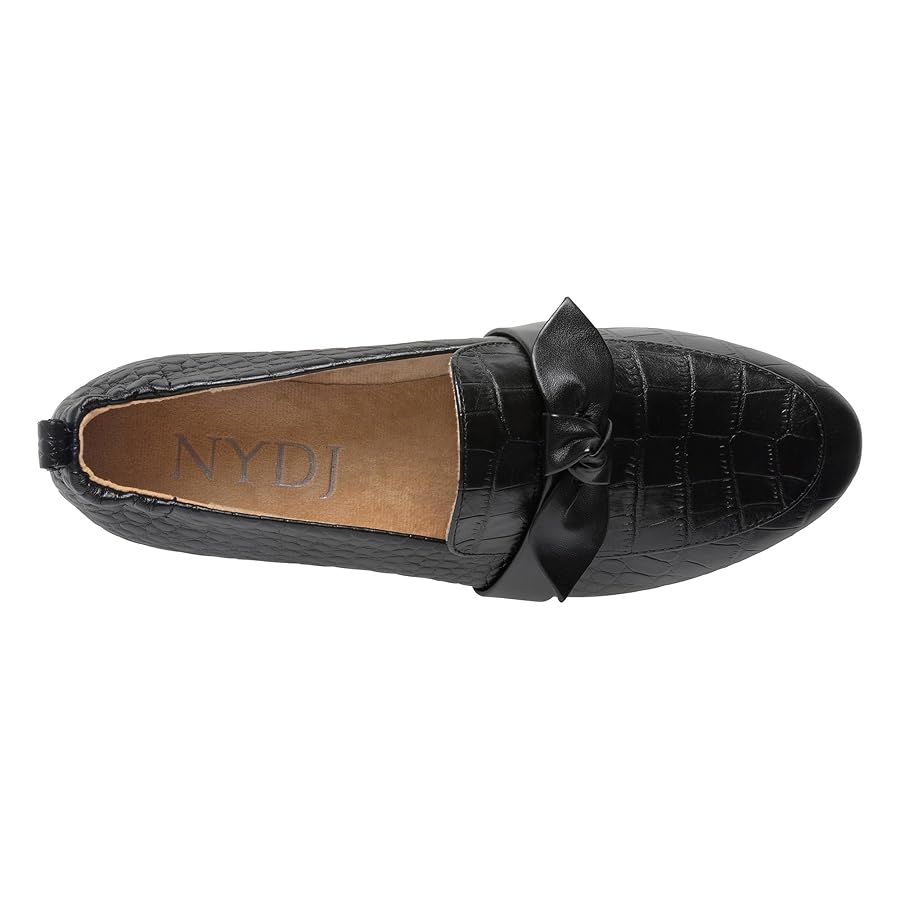 Amazon.com | NYDJ Women's Douglas, Loafer Flat, Black, 5